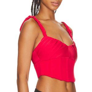 Red cropped top ; Starling Top Lovers and Friends brand:Lovers and Friends